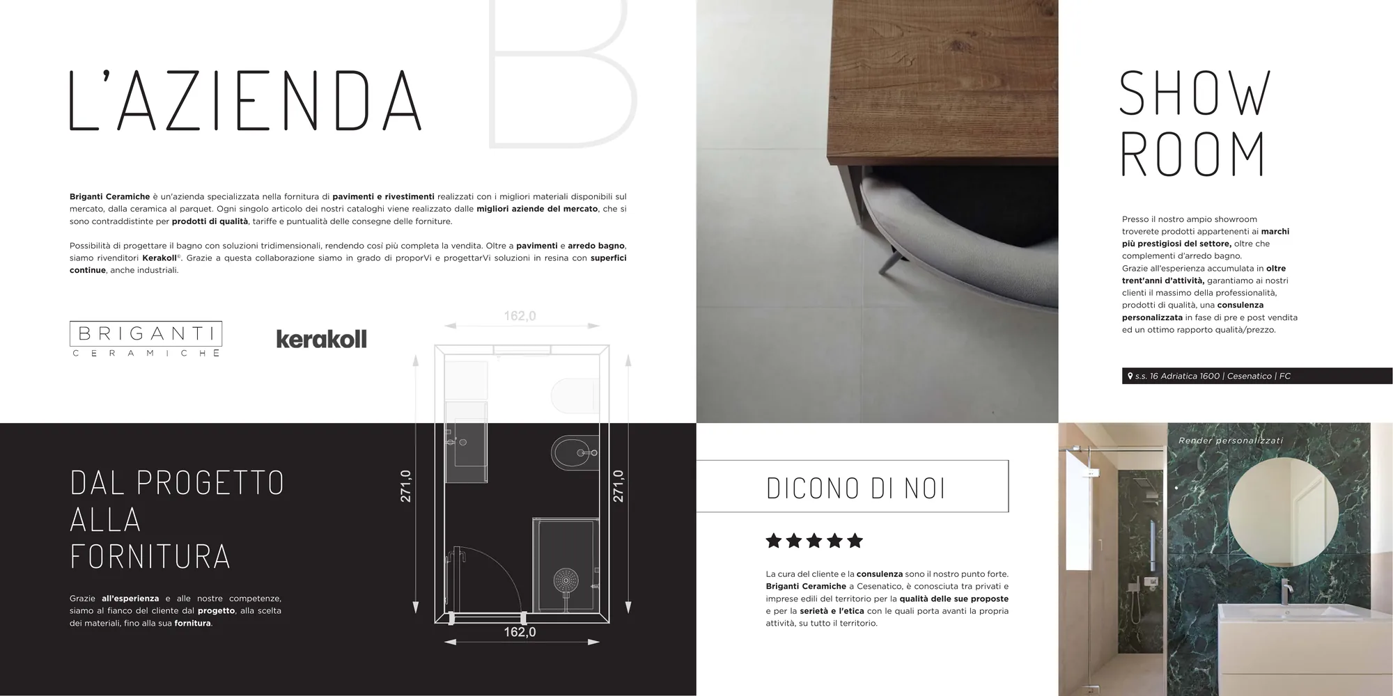 Briganti Ceramiche — Un catalogo in nero: tavola 3 di 14, 300×300 MM