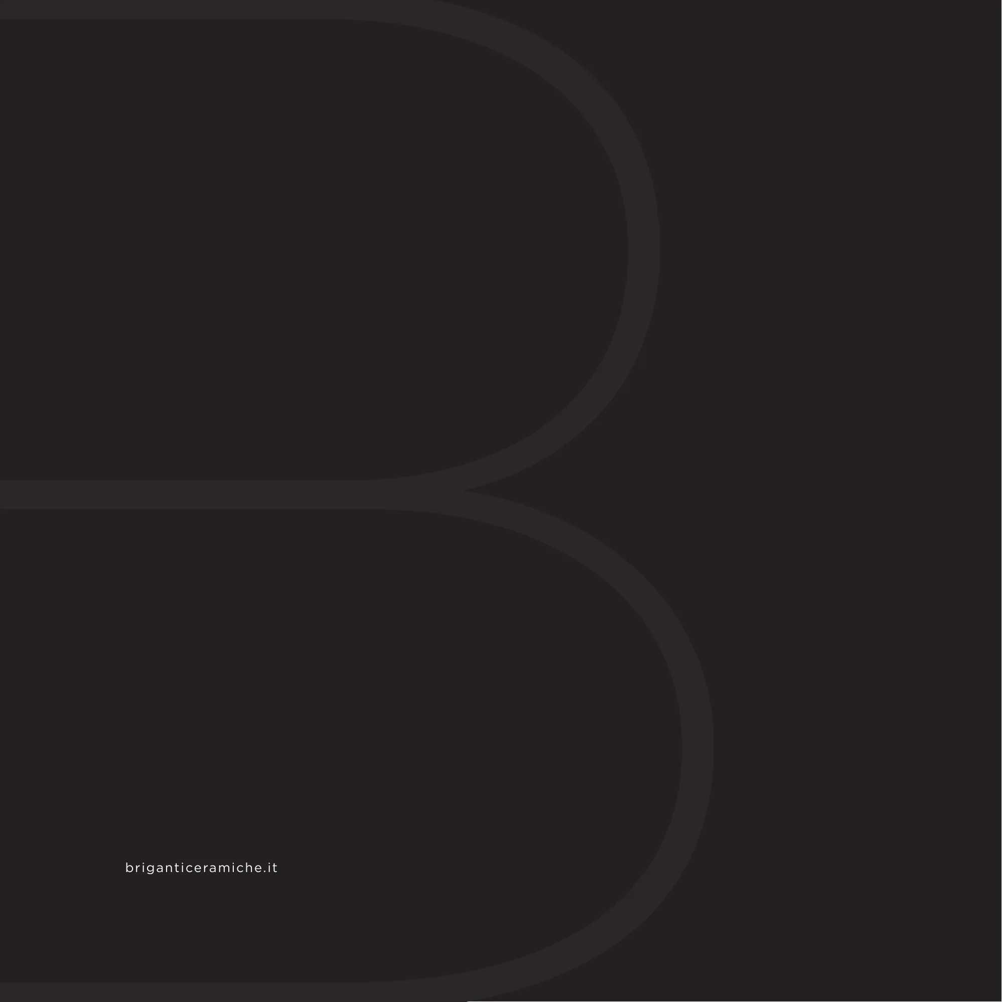 Briganti Ceramiche — Un catalogo in nero: tavola 14 di 14, 300×300 MM
