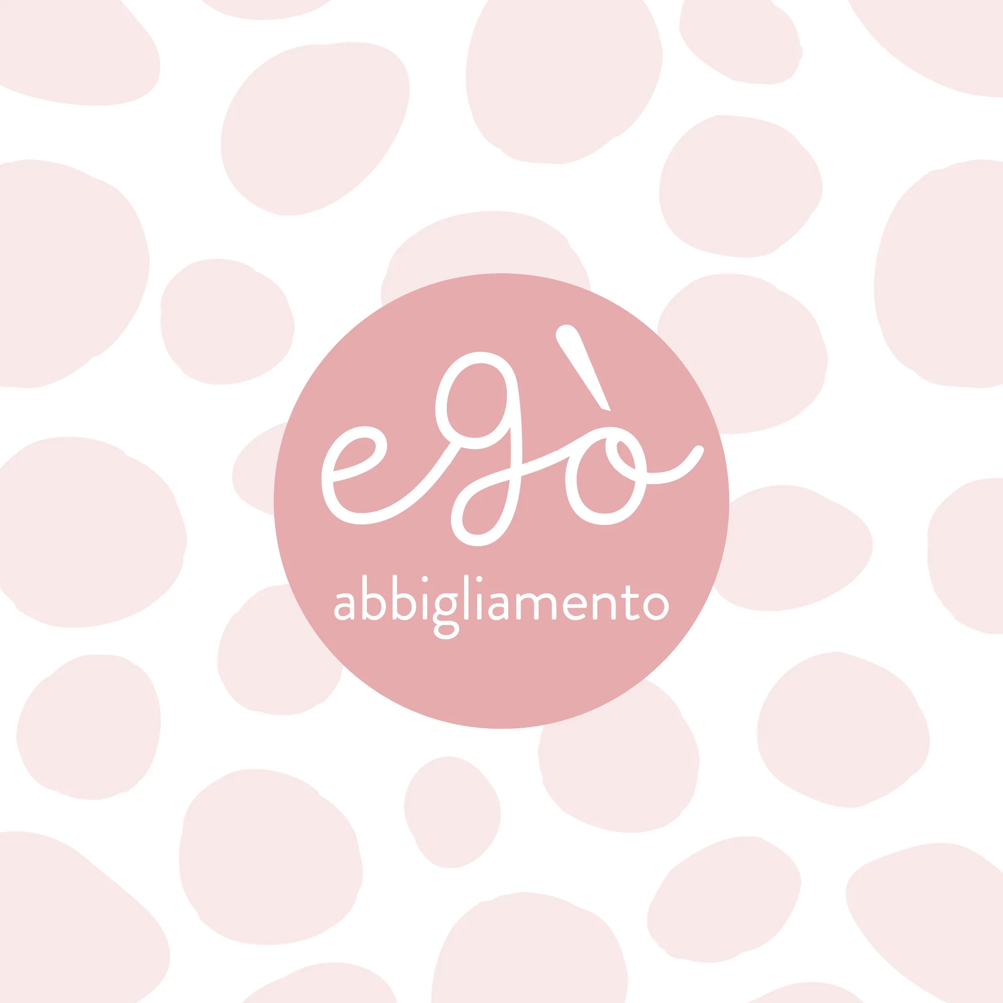 Egò Abbigliamento — Marchio scritto a mano: logo, 280×280 MM