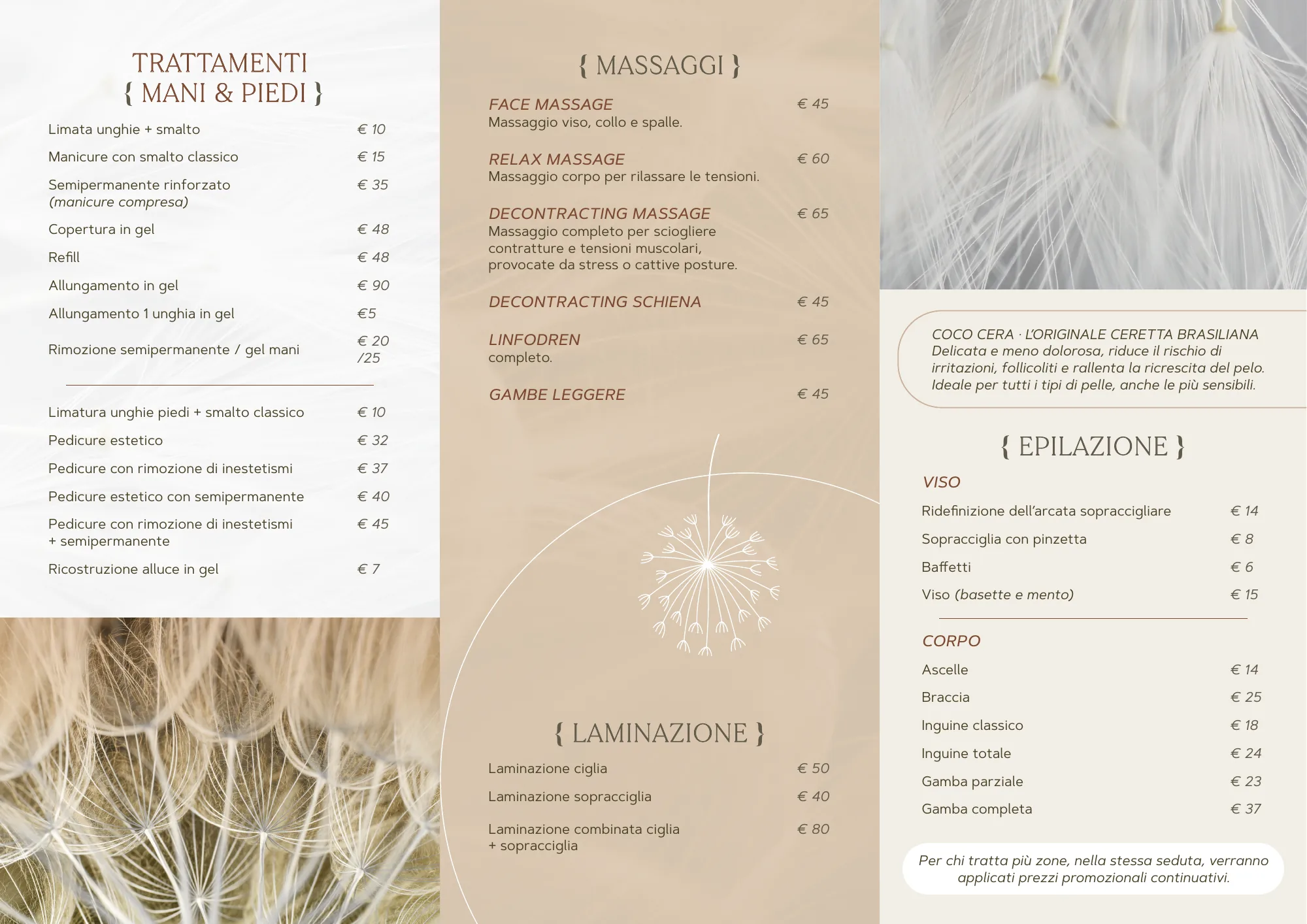 Estetica White di Sara Bianchi — Un soffione per insegna: tavola 2 di 2, A4