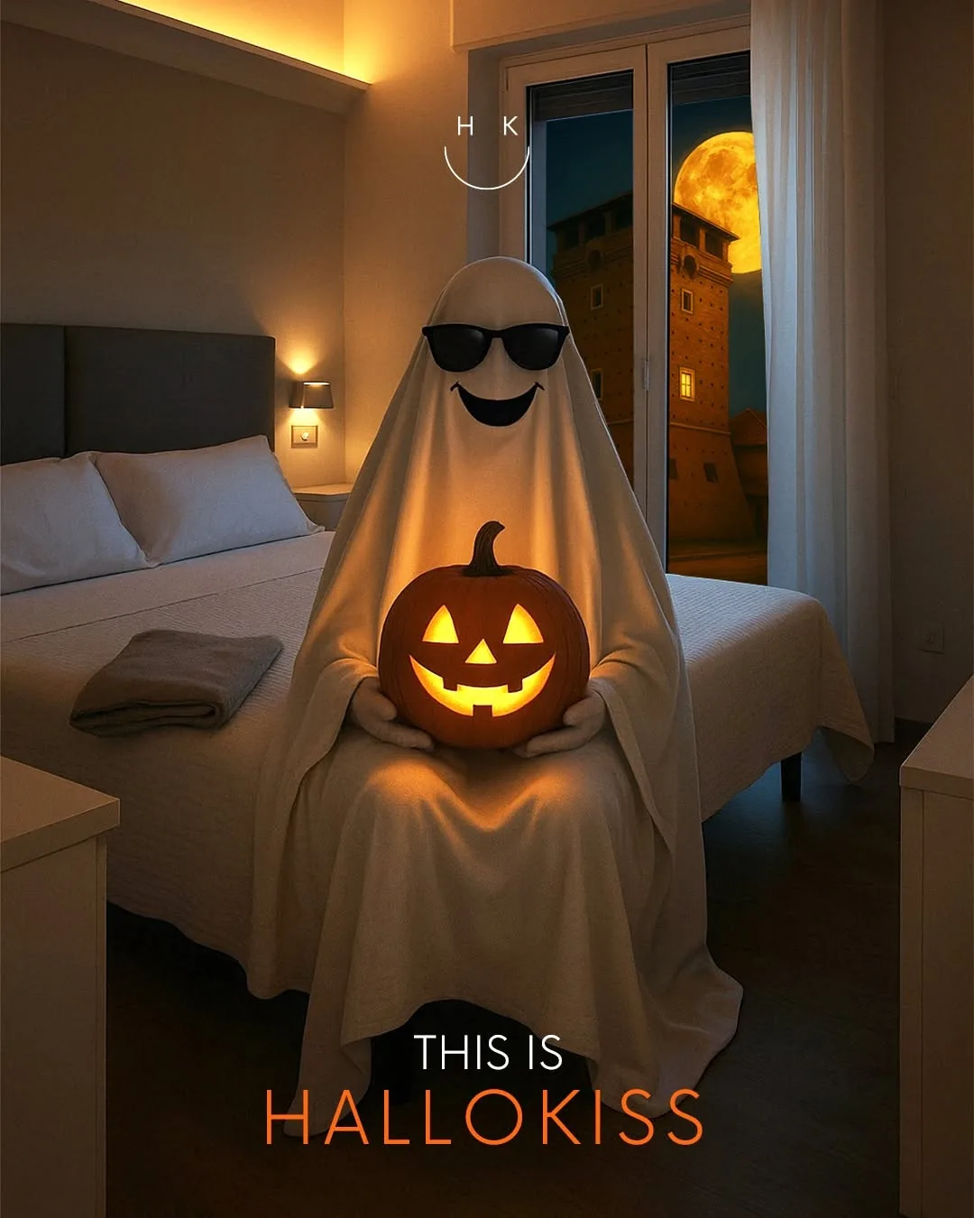Hotel Kiss, Cervia — Il sorriso di Kiss: monogramma, 1080×1350 PX