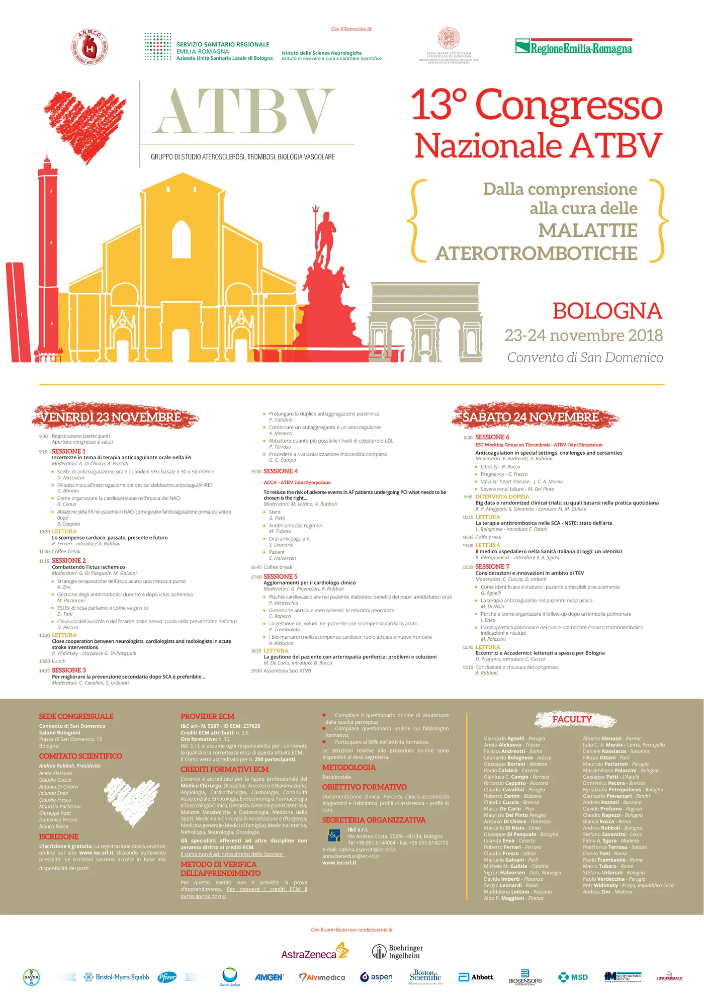 I&C Eventi — Congressi medici a Bologna: congressi, 70×100 CM