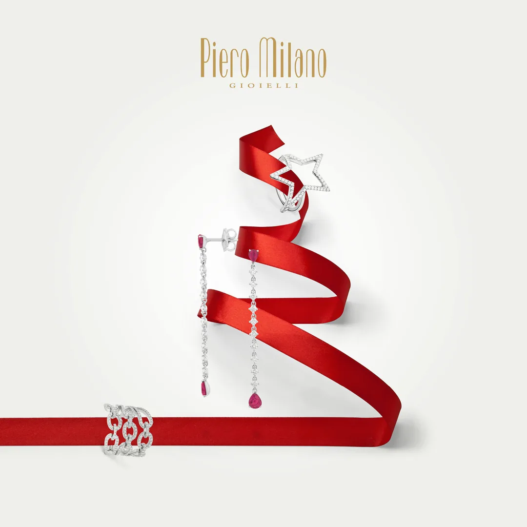 Piero Milano Gioielli — Le feste in vetrina: gioielli, 1080×1080 PX