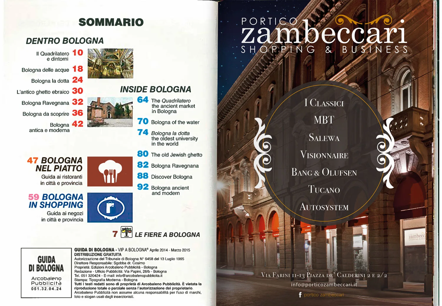 Portico Zambeccari — Shopping & Business — Natale in piazza de' Calderini: eventi natalizi, 1500×1038 PX